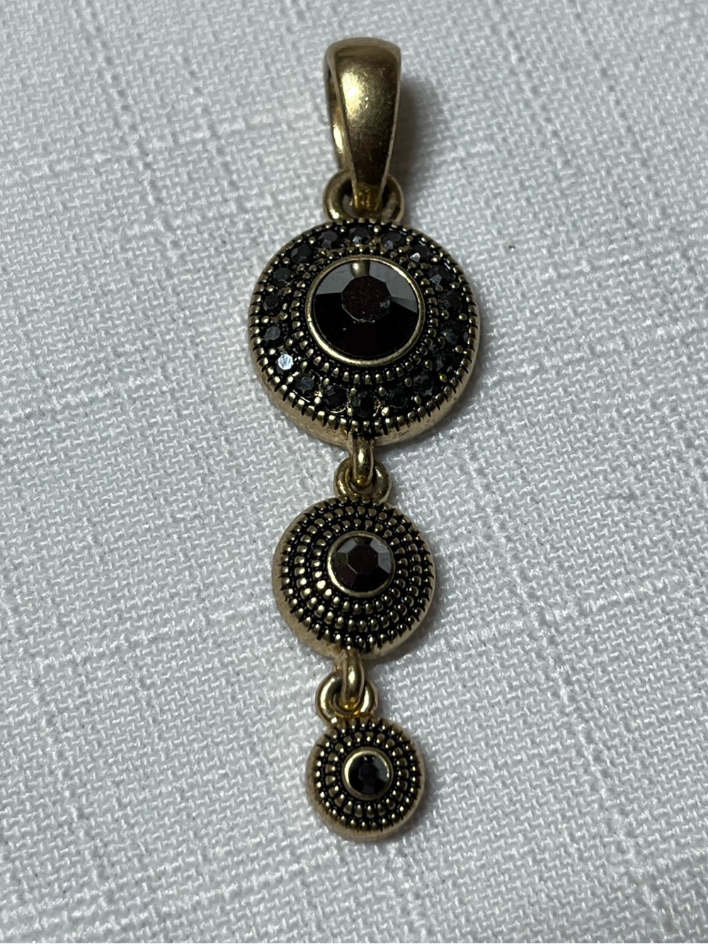 Lia Sophia BLITZ Gold-Tone Pendant with Crystals